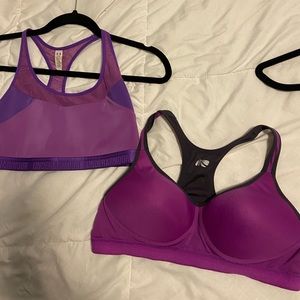 Purple sports bra bundle